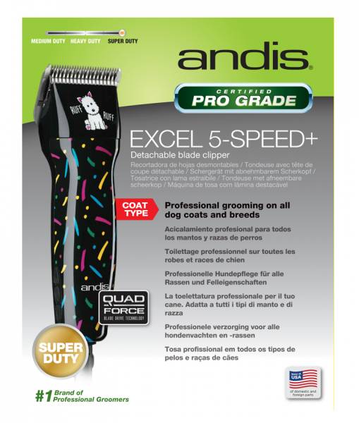 Andis Excel 5-Speed + 3