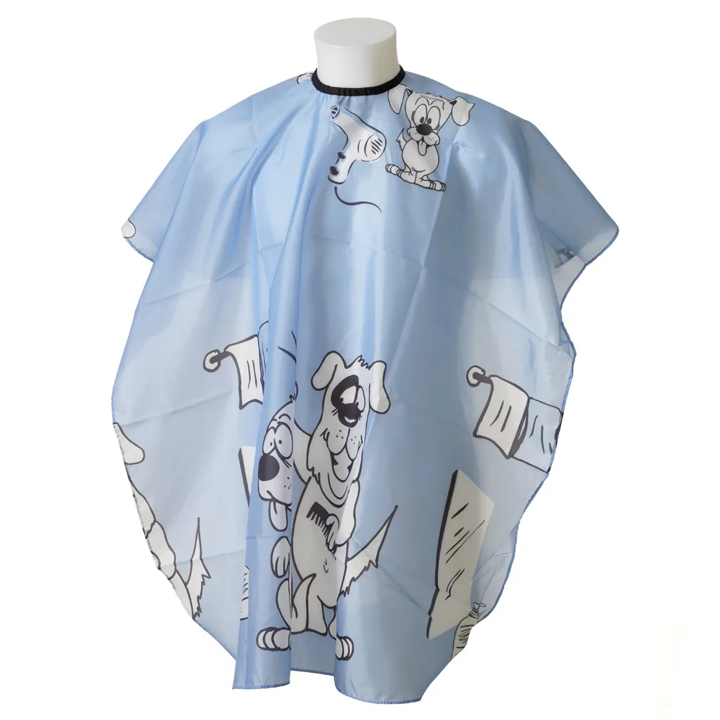 Friseur Regenmantel "Doggy Blue" 355793