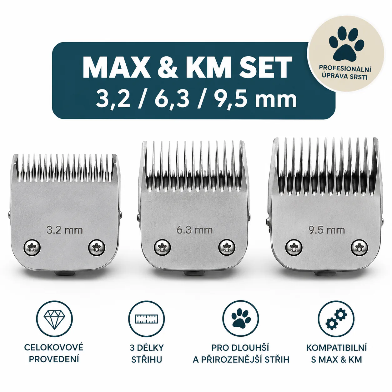 MAX/KM Set 3,2 mm, 6,3 mm und 9,5 mm