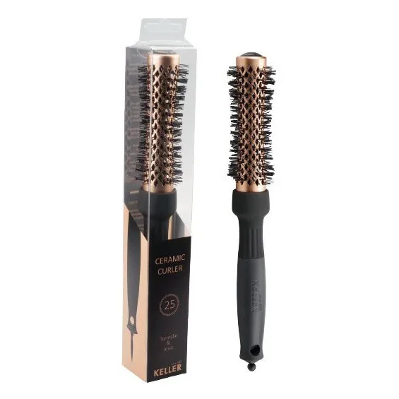 Haarbürste Ceramic Curler Turmalin &amp; Ionic 25 mm