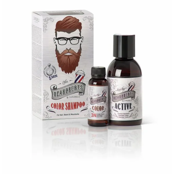 Beardburys Haar- und Bart-Shampoo - Dunkelbraun