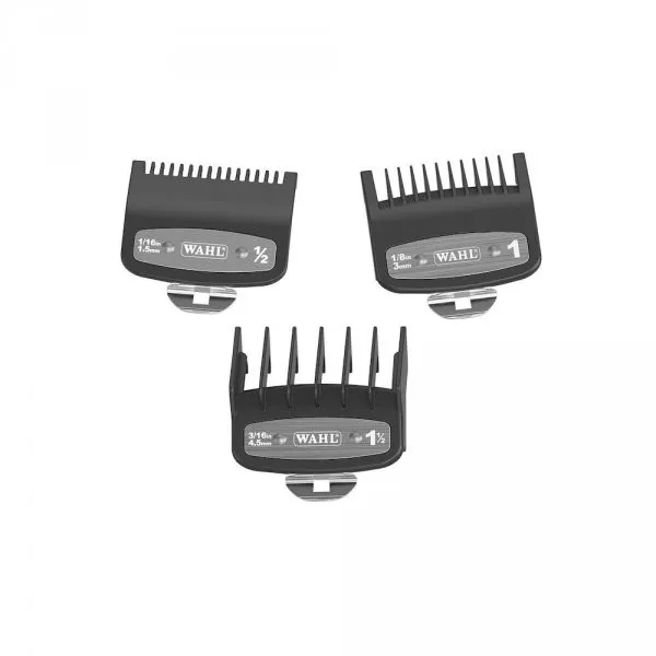 Premium-Friseurkämme WAHL 1,5 mm, 3 mm und 4,5 mm - Bild 1