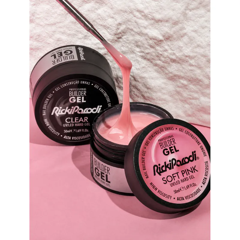 Modelliergel für Nägel RICKI PARODI Soft Pink - Bild 2