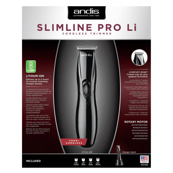 Andis Slimline Pro Li T-Blade Schwarz - Bild 4