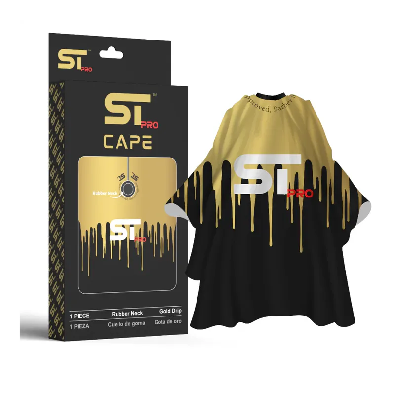 Friseurumhang STpro Gold Drip - Bild 1